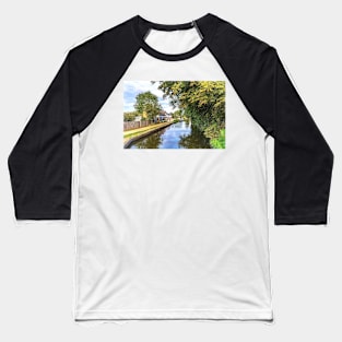 Aldermaston Wharf on the Kennet and Avon Baseball T-Shirt